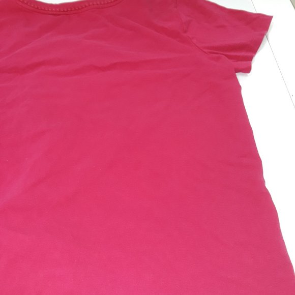 Croft & Barrow red top with embellished neckline - Picture 6 of 6